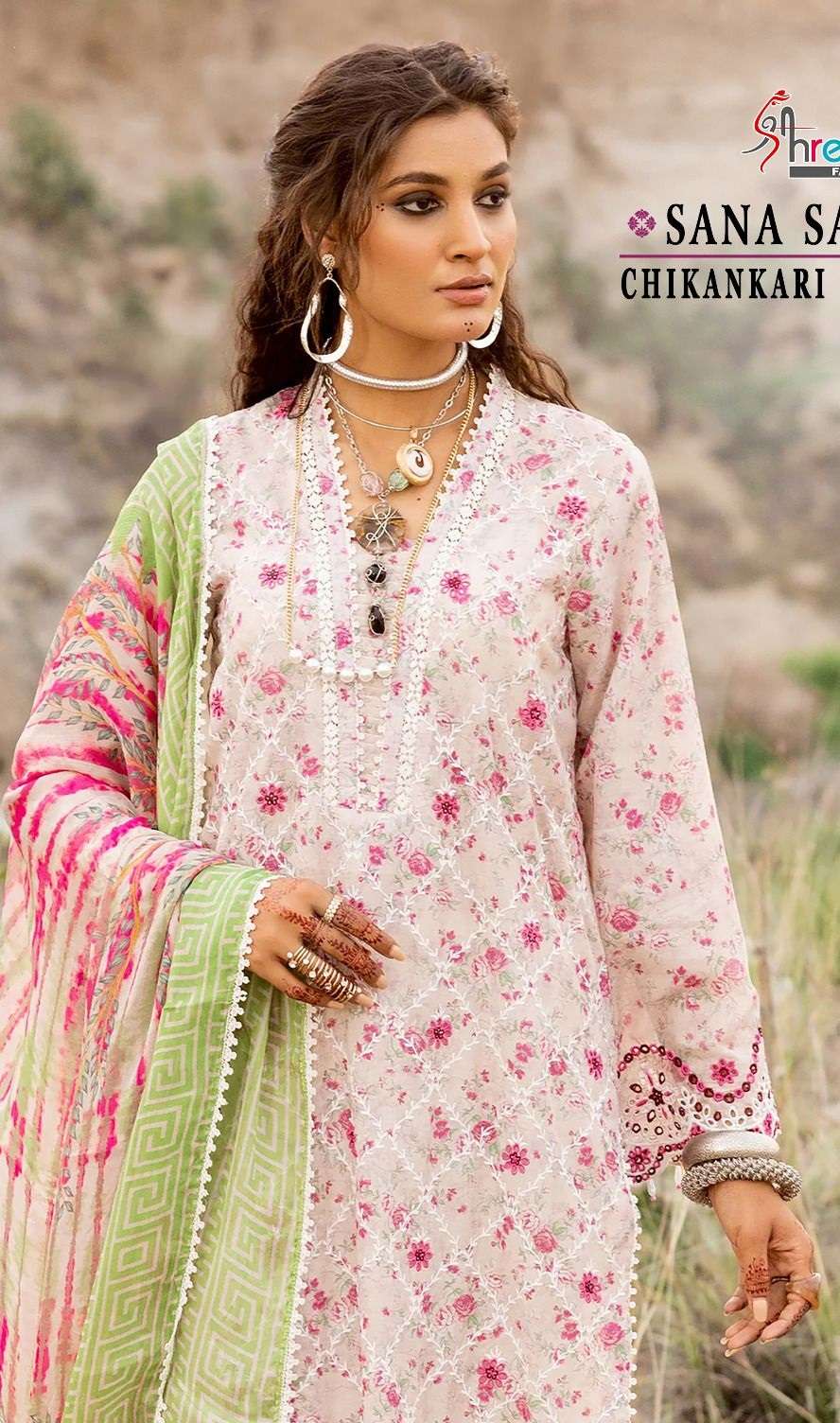 Sana Safinaz Chikankri Open Pic by Shree 